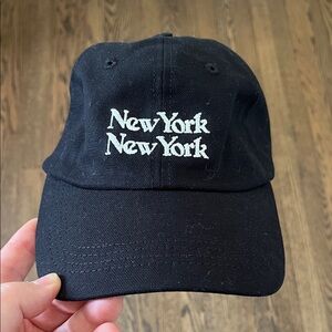 Unisex Corridor NYC Black Embroidered Cap